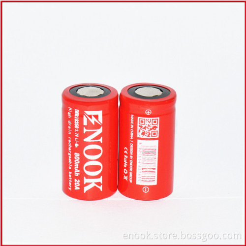 Enook 18350 800mAh MAX 20A Battery